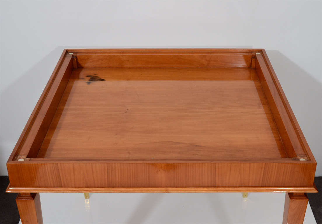 Art Deco Cherry Wood Game Table 4