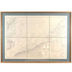 Dover to Calais, Antique Nautical Map