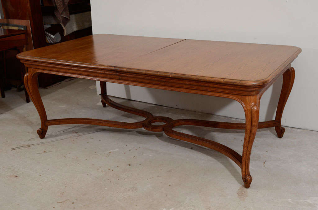 Louis XV Style Oak Dining Table
