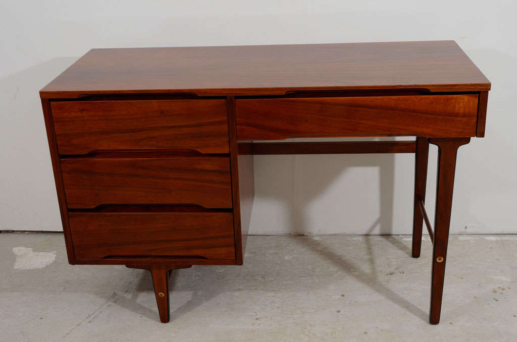 American 1950 Walnut Desk