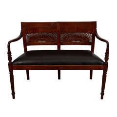 Early 19th Sheraton Bench