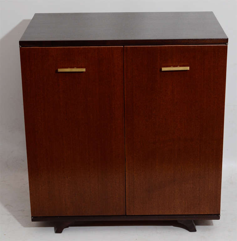 Modernist Mahogany Cabinet