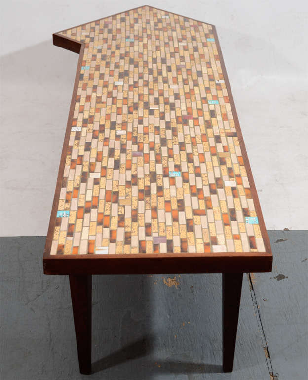 Hohenberg Mosaic Tile Top Coffee Table 1