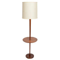 Danish Walnut Floor Lamp