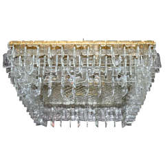 One Chandelier In Murano Glass By "Salviati"