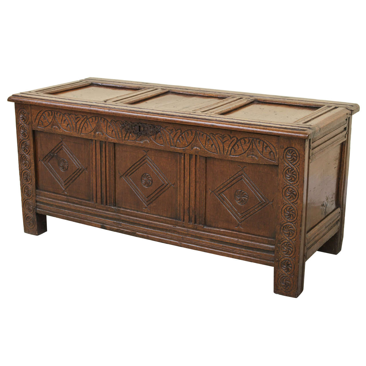 English William and Mary Oak Coffer - STORE CLOSING MAY 31ST