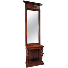 19th Century Pier Mirror and Console