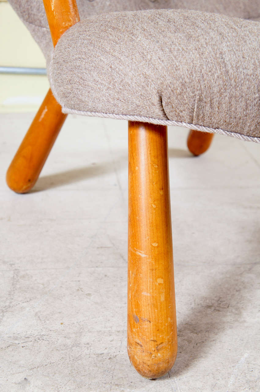 Scandinavian Modern 'Clam Chair' by Philip Arctander