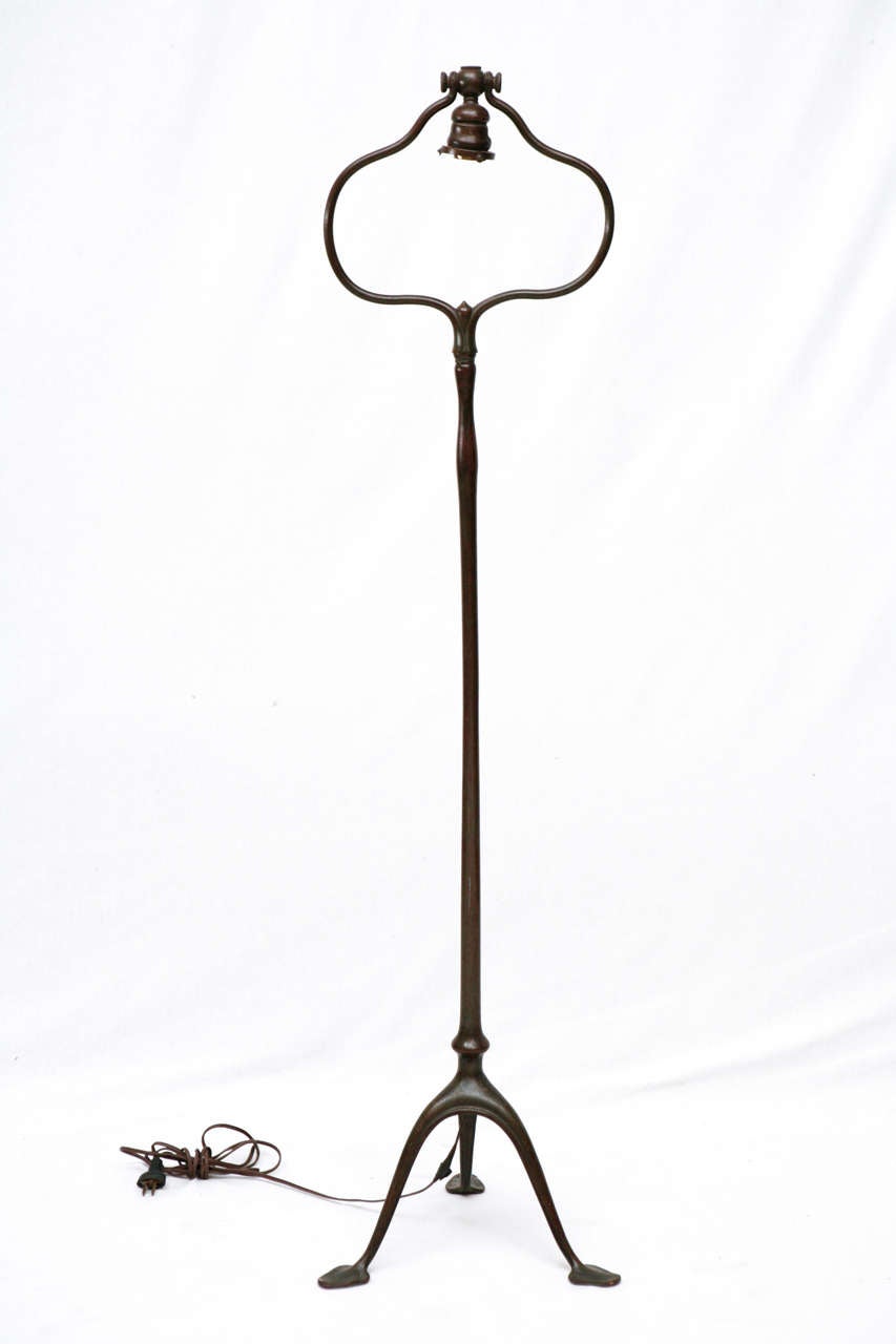 Arts and Crafts Tiffany Studios Floor Lamp #423