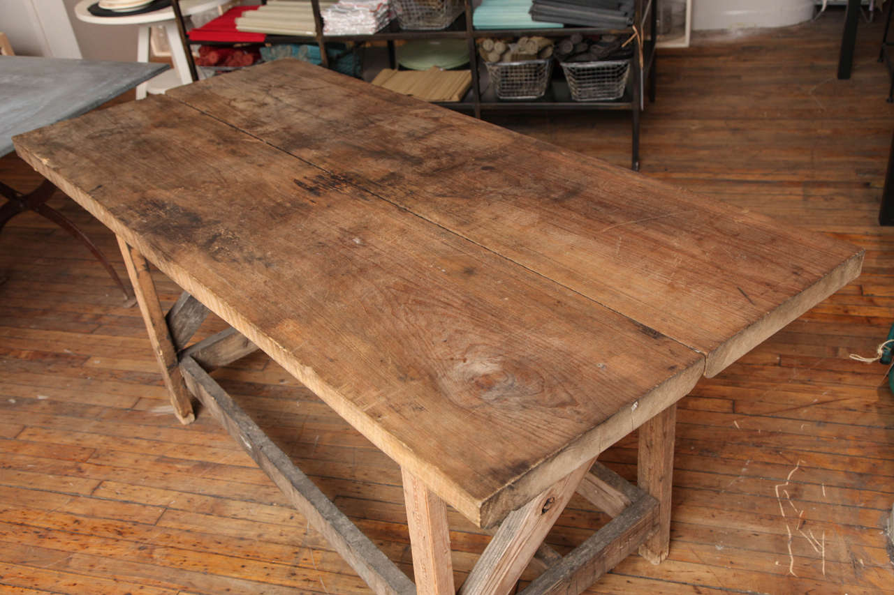 Vintage Work Table For Sale at 1stDibs