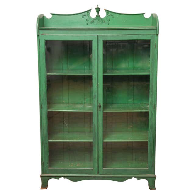 Vintage Painted Cabinet For Sale at 1stDibs