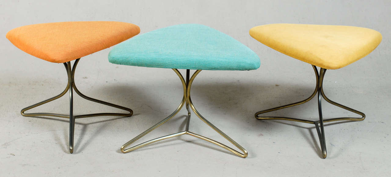 American Trio of Stools by Selig