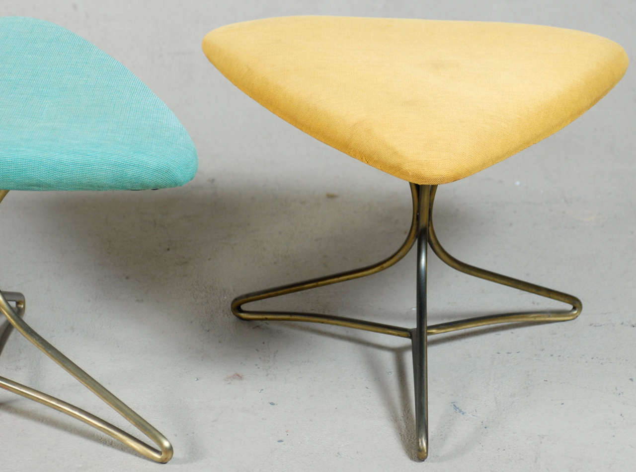 Mid-20th Century Trio of Stools by Selig