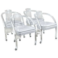 Lucite Frame Dining Chairs