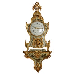 Antique Important 18th Century Wall Clock