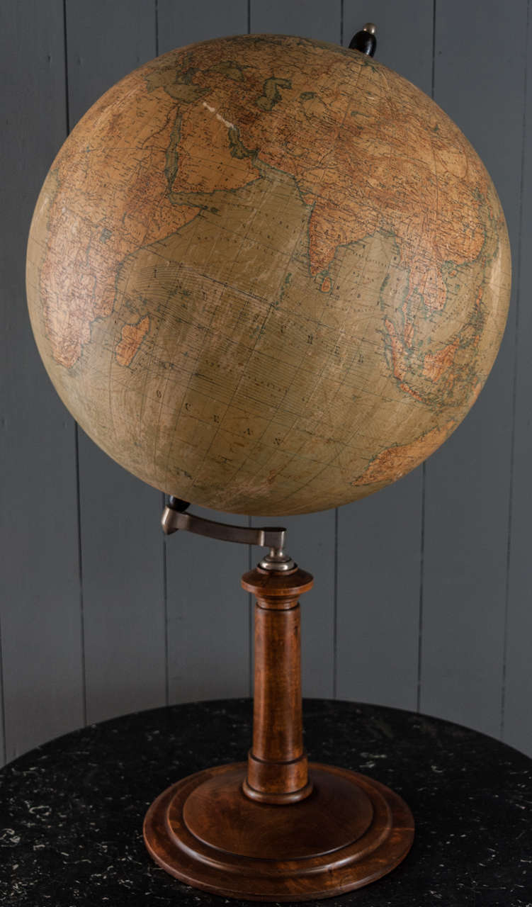 An Impressive German Table Globe