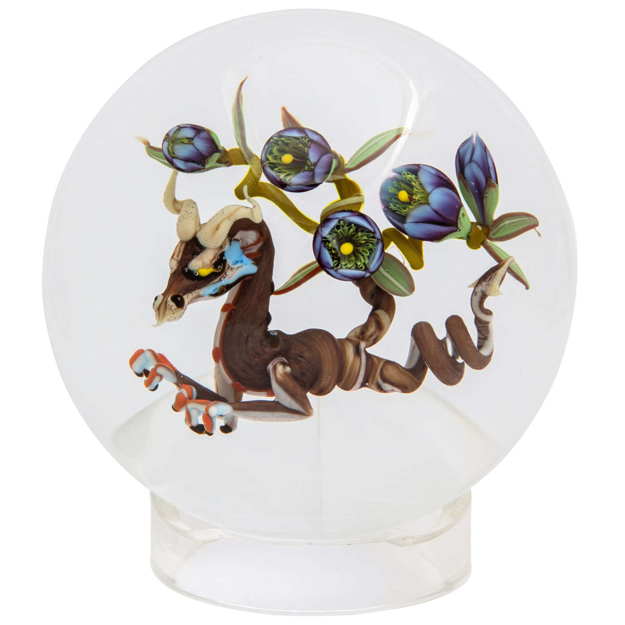 Jim D'Onofrio Dragon Root Paperweight