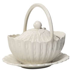 19th Century English, Creamware Sauceboat 12