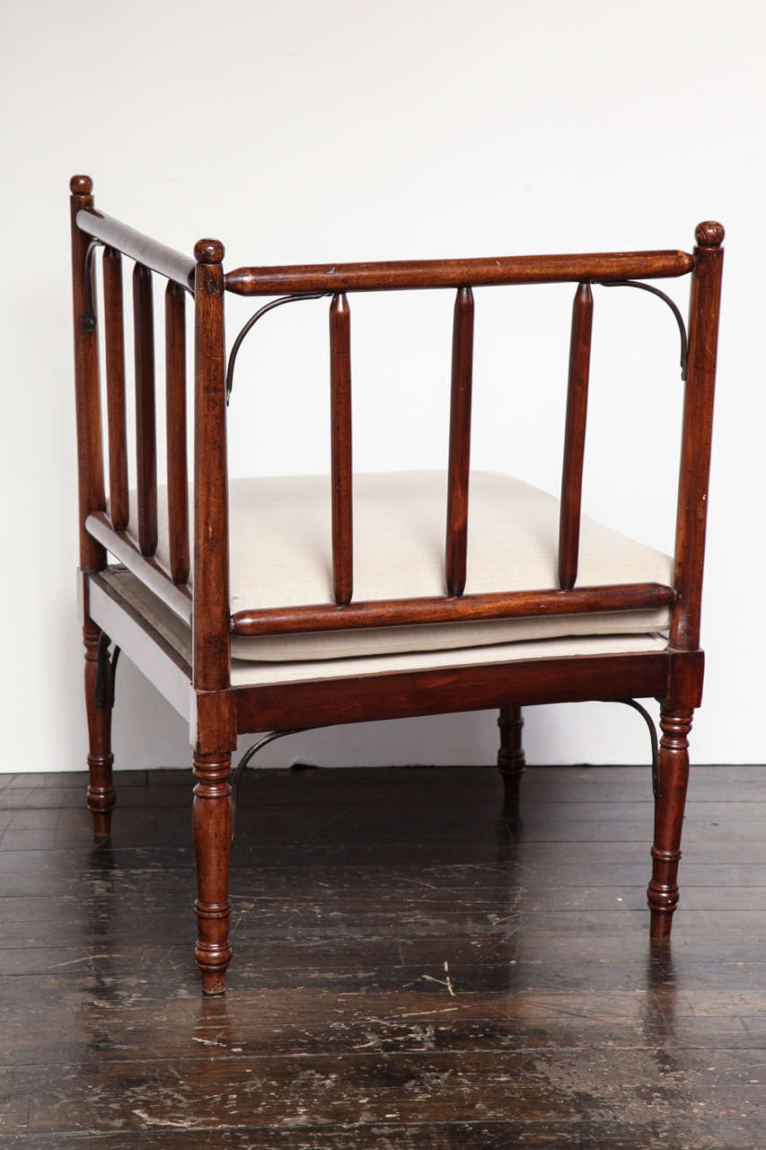 19th Century Irish, Mahogany Corner Chair 4