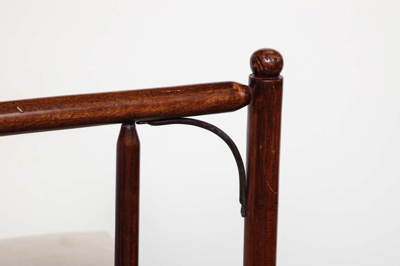 19th Century Irish, Mahogany Corner Chair 5