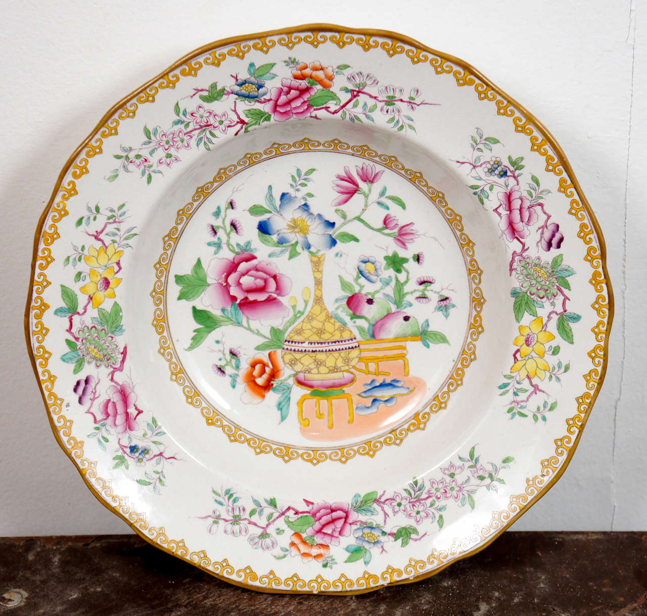 Pair of Pale Celadon Green 19th Century Chinese Export Deep Dishes