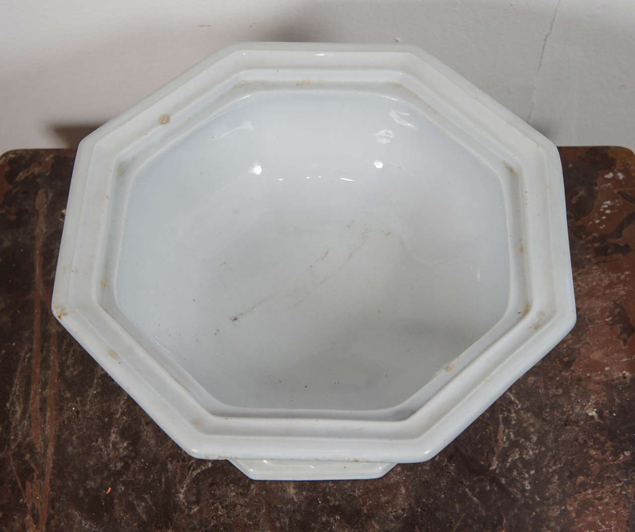 20th Century Ironstone Footed Tureen with Cover For Sale