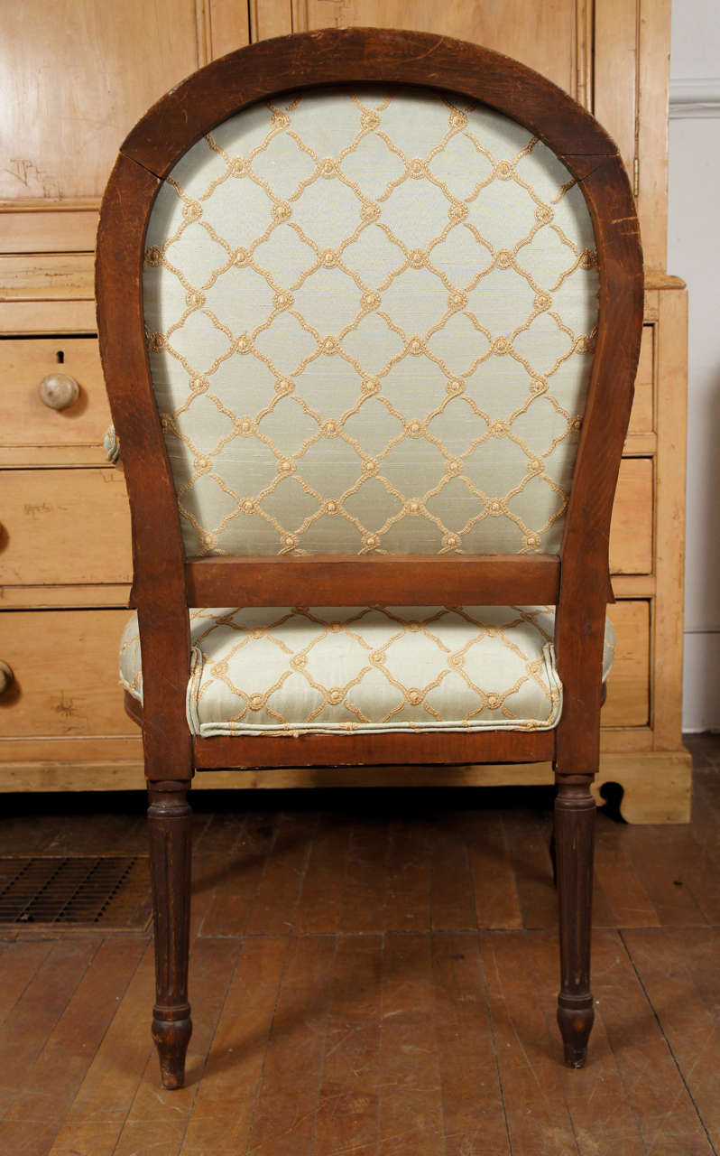 French Upholstered Bergere In Excellent Condition For Sale In Hudson, NY