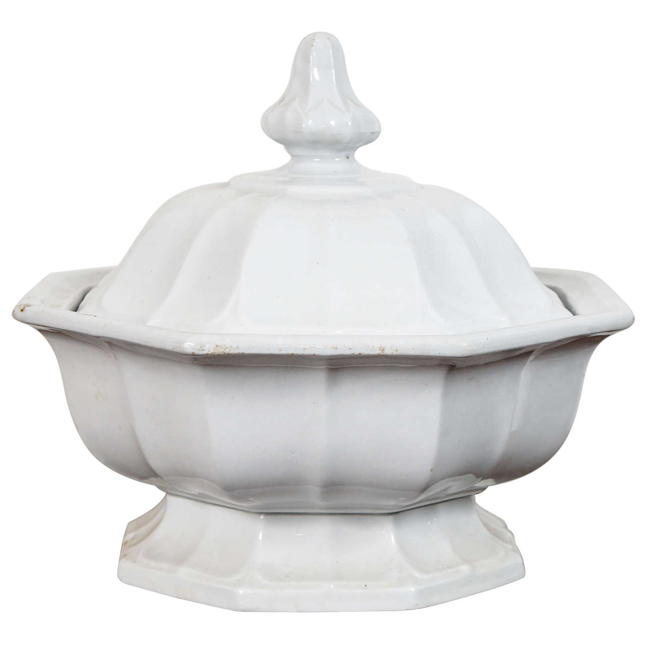 Fantastic Large 19thc Ironstone Soup Tureen W/original Ladle at 1stdibs