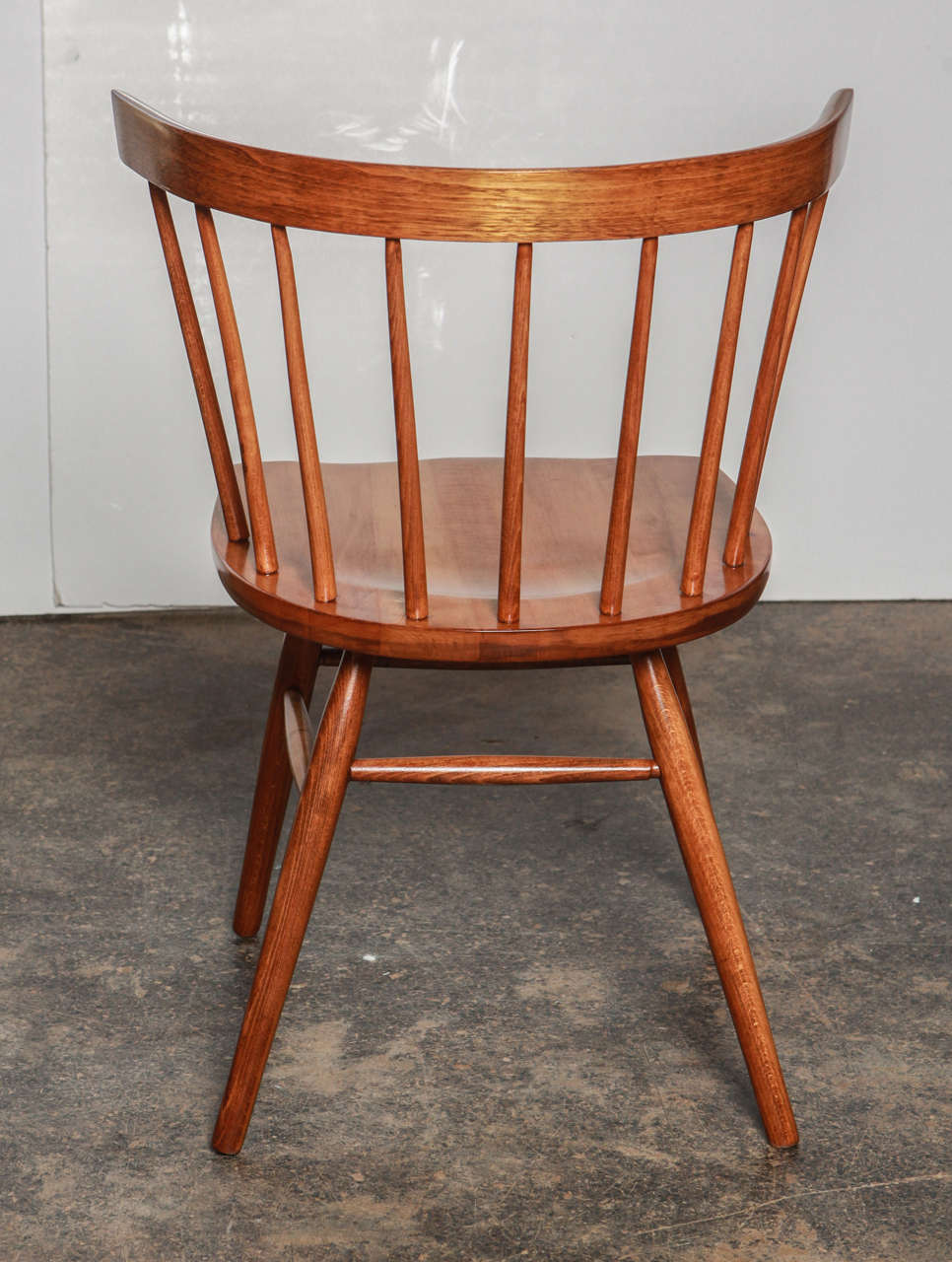 Mid-20th Century Set of Four George Nakashima Straight Chairs for Knoll For Sale