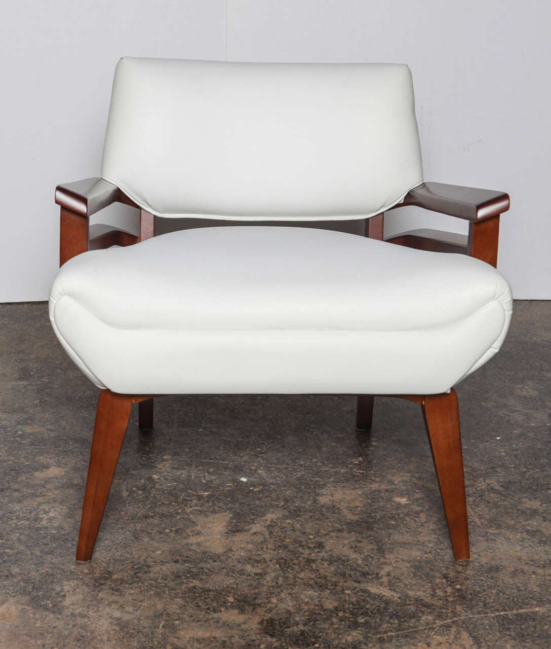 Mid-Century Modern Pair of Paul Laszlo Lounge Chairs For Sale