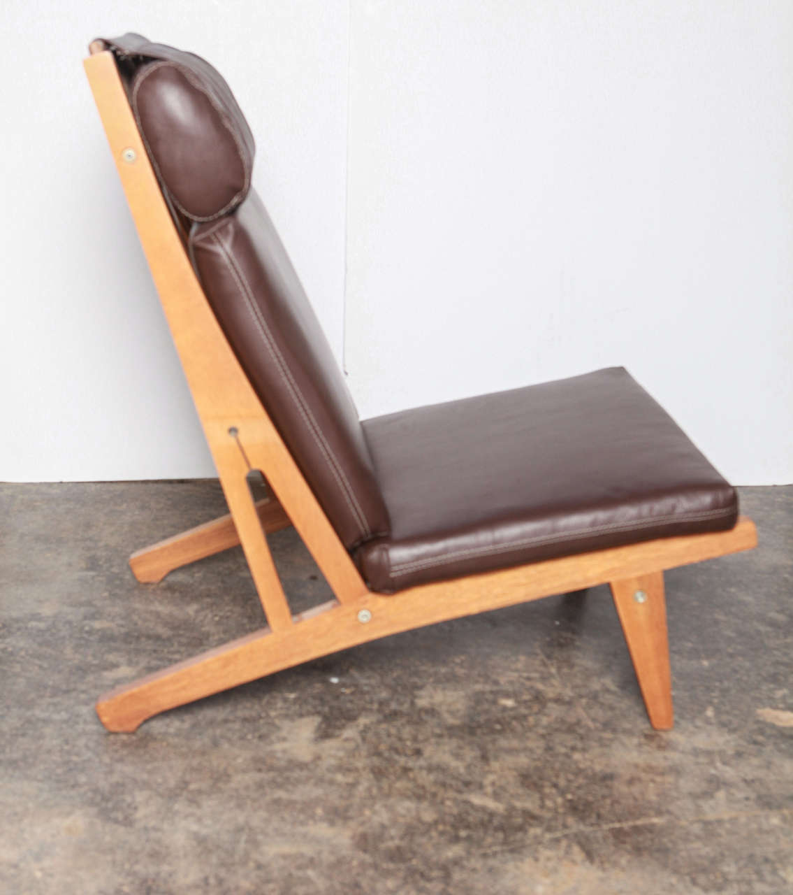 American Pair of Hans Wegner Lounge Chairs