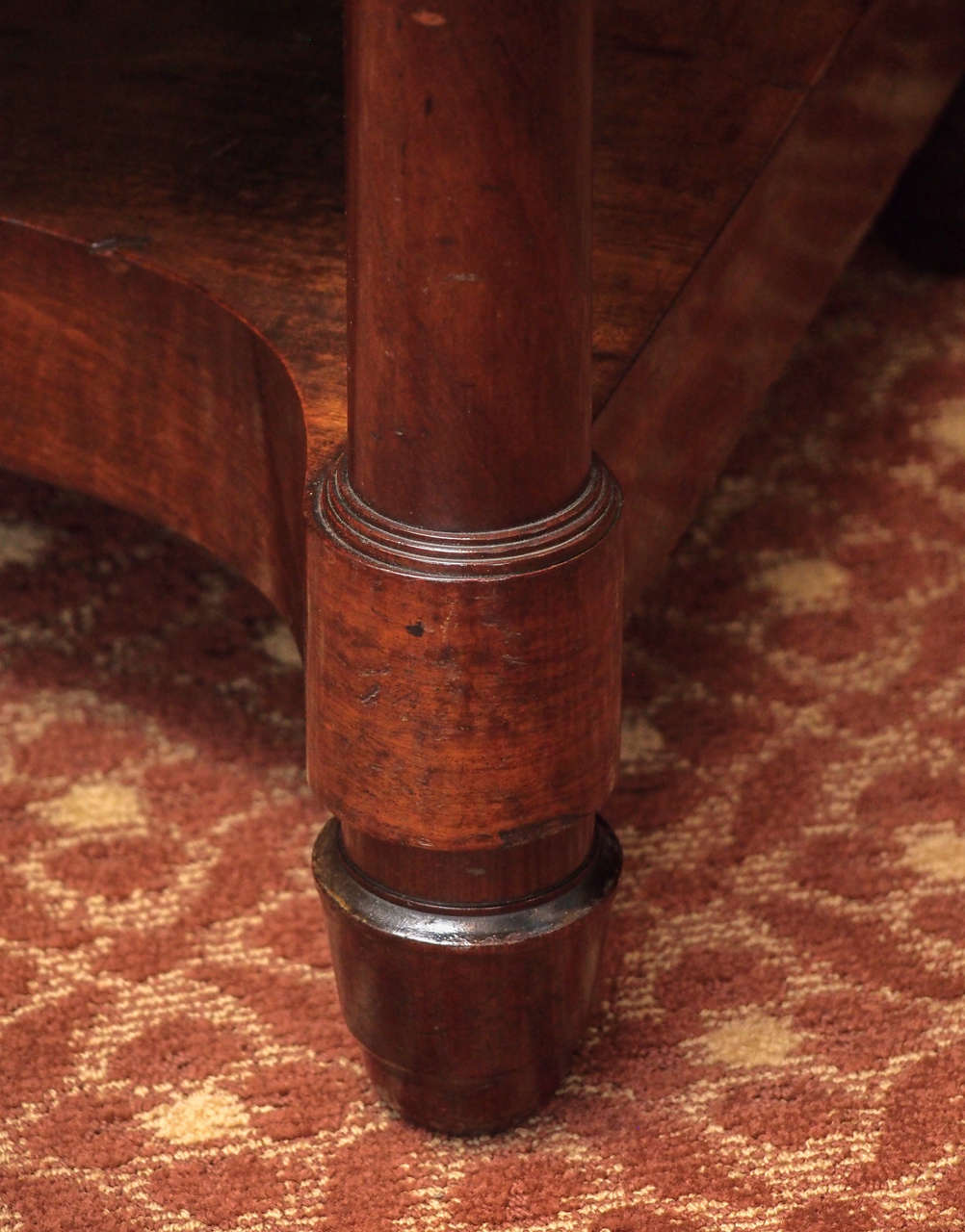 French Empire Period Mahogany Library Stand or Desk For Sale 3