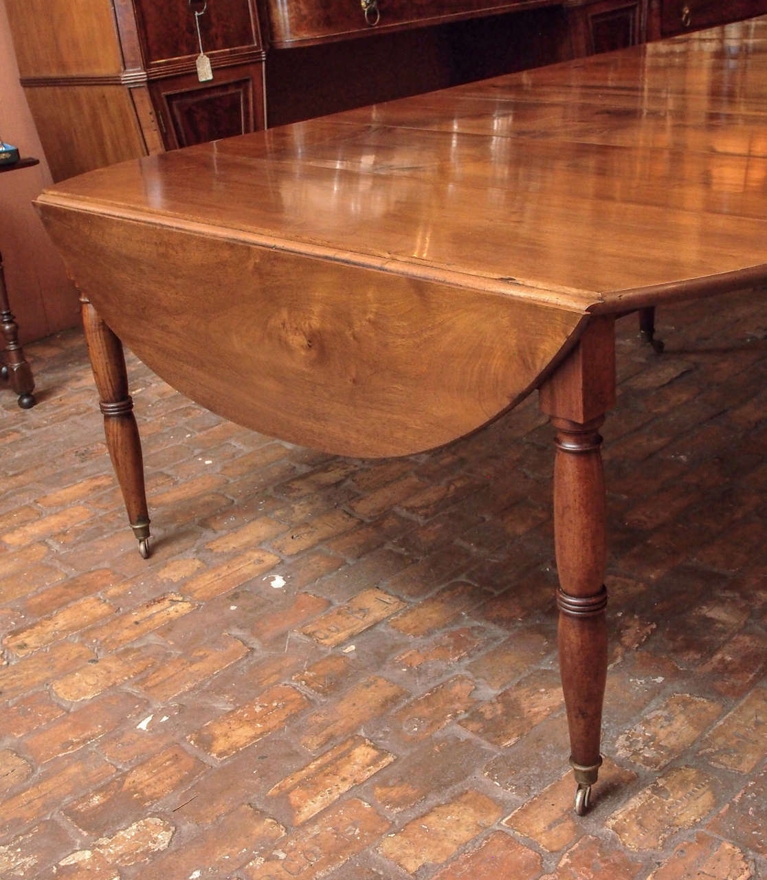 Early 19th Century French Walnut Dining Table 3