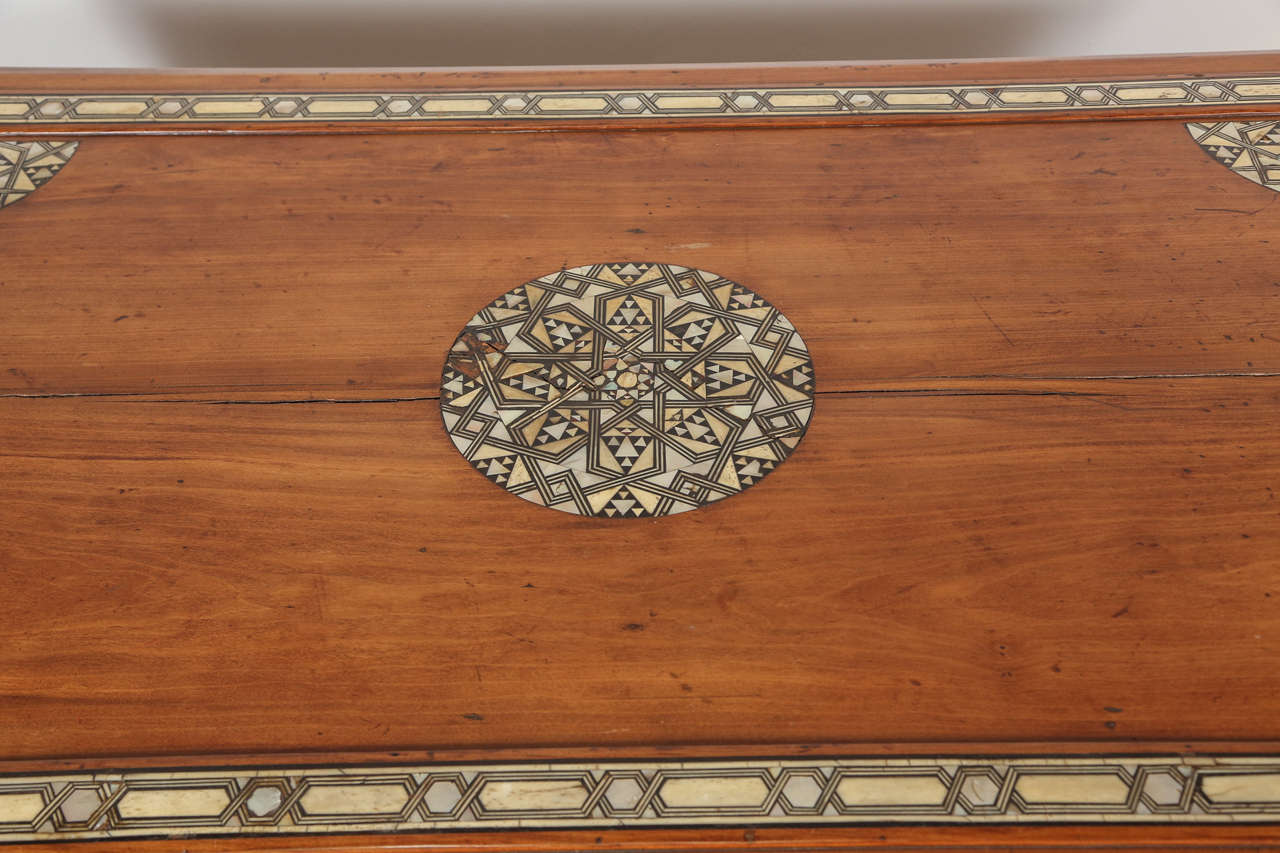Moorish Middle Eastern Console Table In Fair Condition In North Hollywood, CA