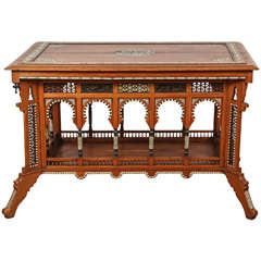 Moorish Middle Eastern Console Table