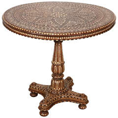 Inlaid Anglo Indian Table