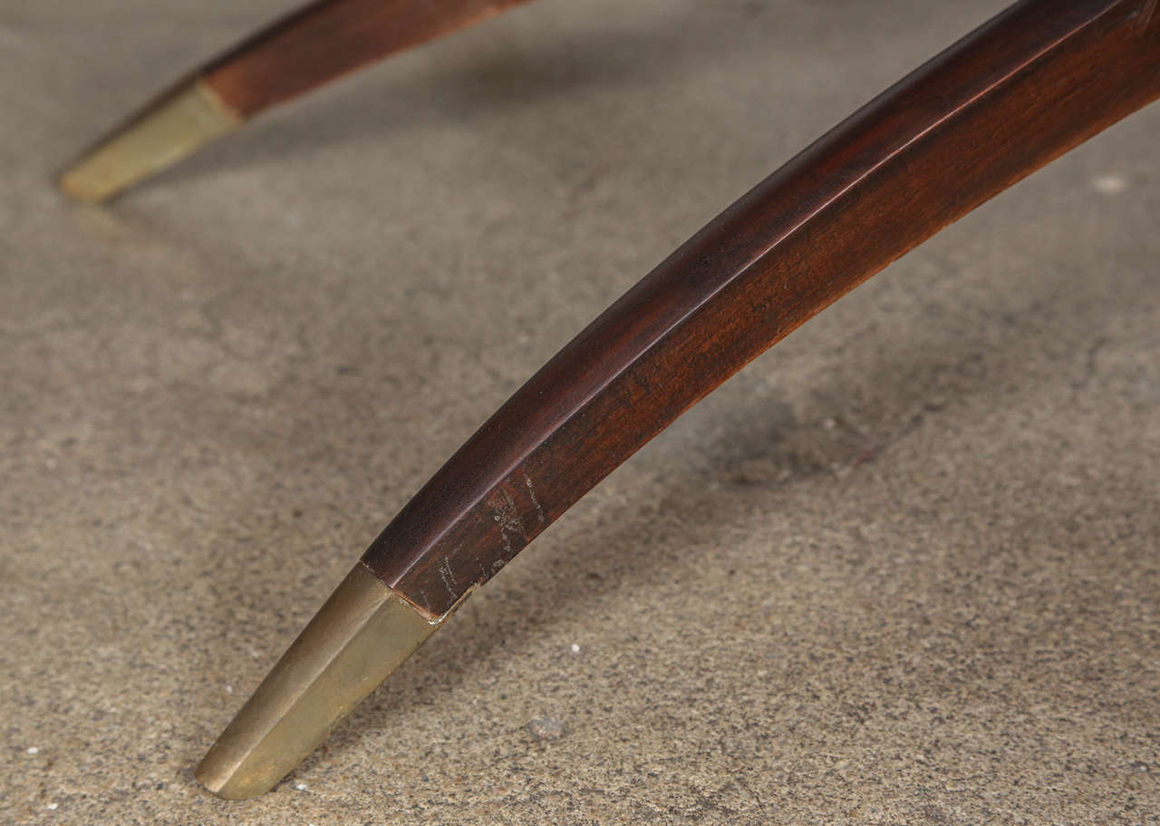 Indian Brass Tray Coffee Table on Spider-Legs