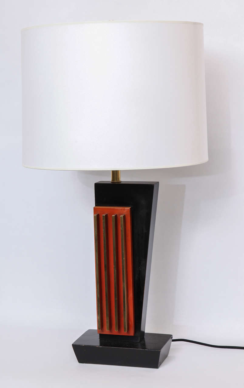  Table Lamp attributed to Paul Lobel American Modernist 1930's In Good Condition For Sale In New York, NY