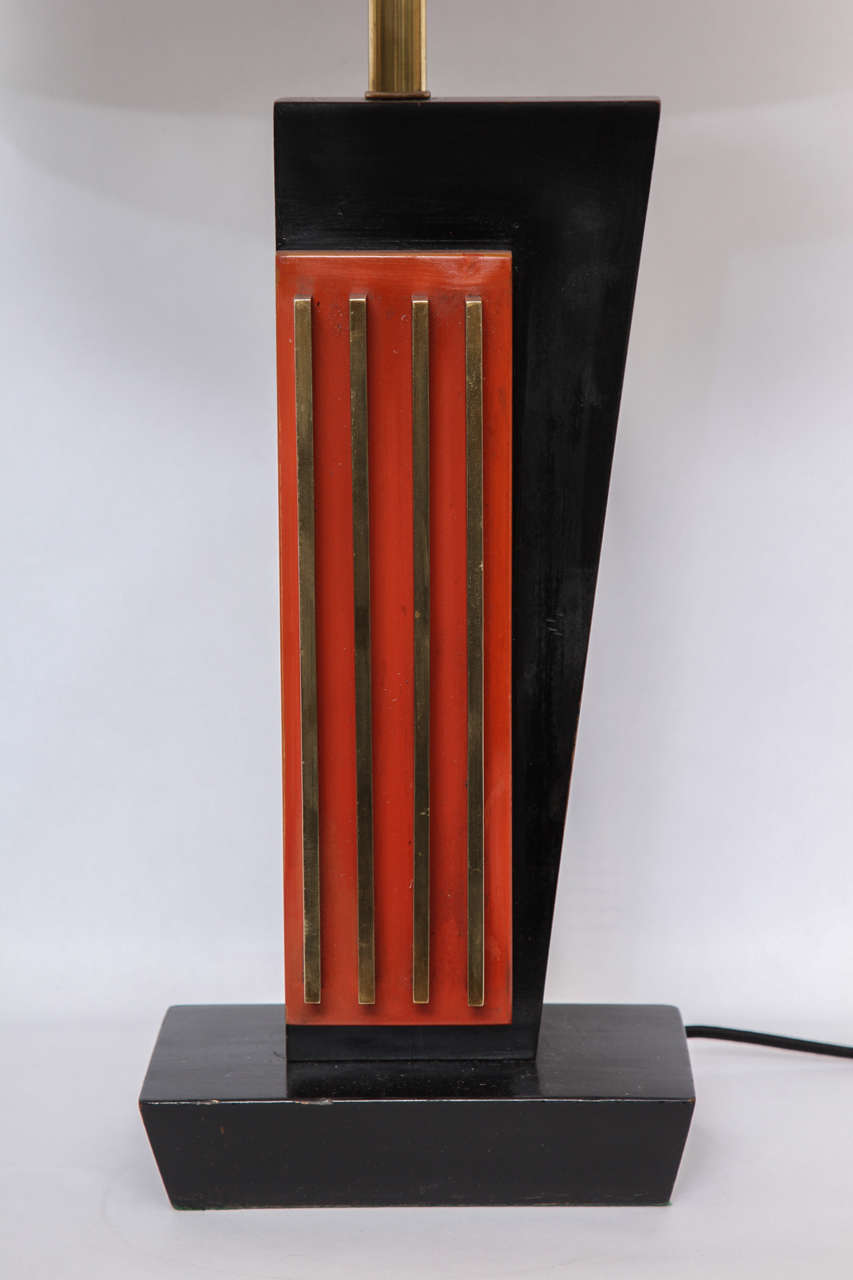Table Lamp attributed to Paul Lobel American Modernist 1930's
New sockets and rewired
Shade not included