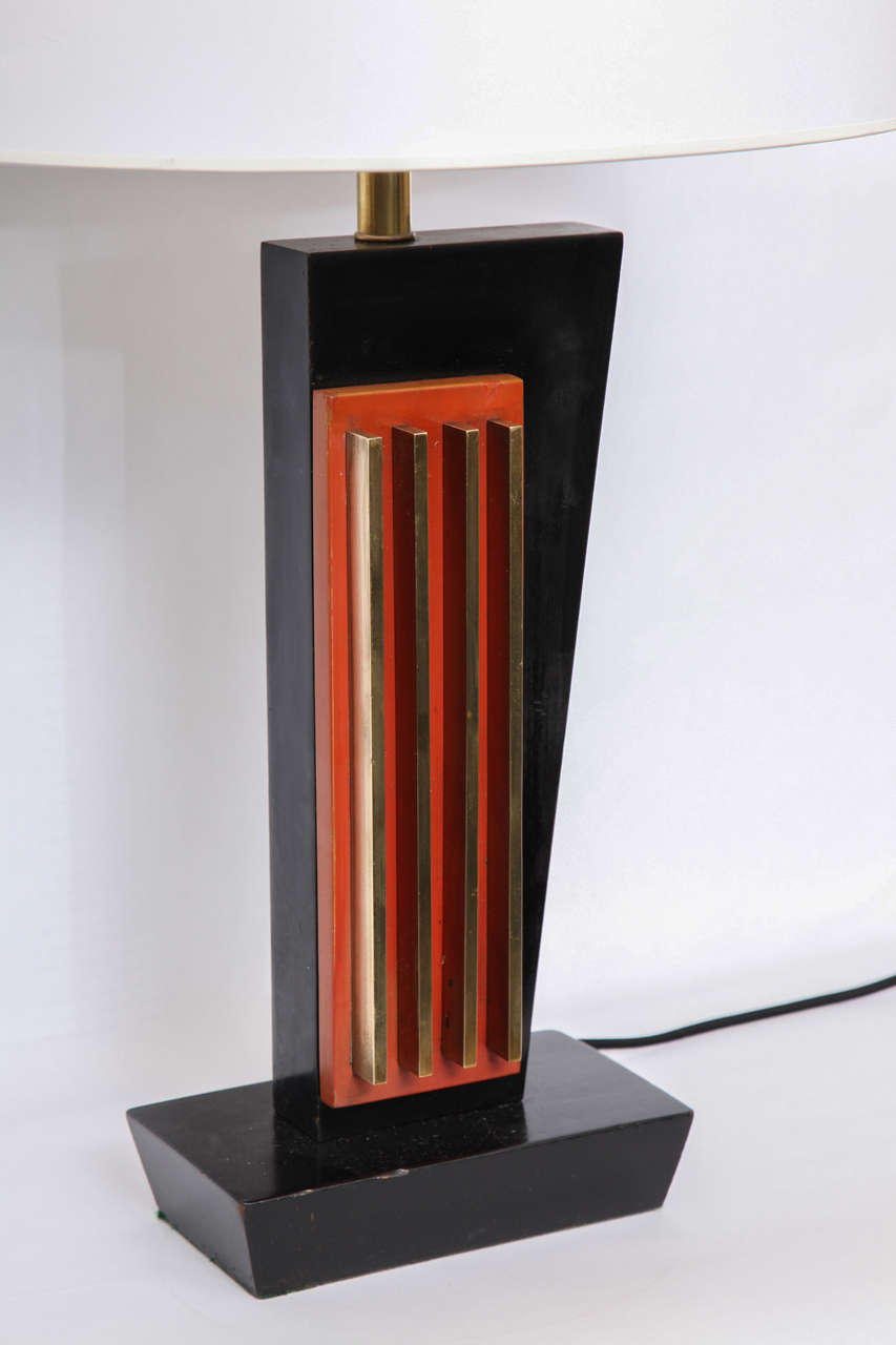  Table Lamp attributed to Paul Lobel American Modernist 1930's For Sale 1