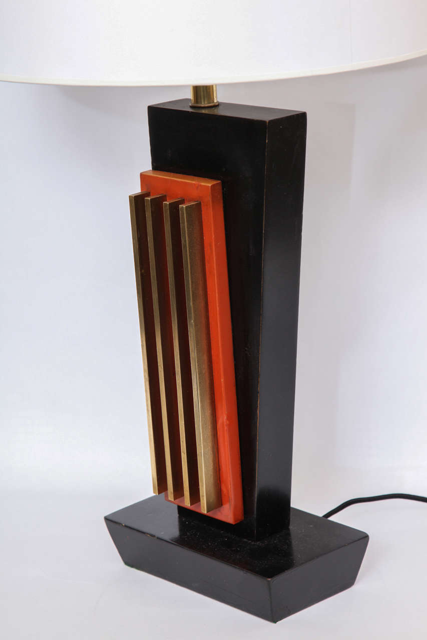  Table Lamp attributed to Paul Lobel American Modernist 1930's For Sale 3