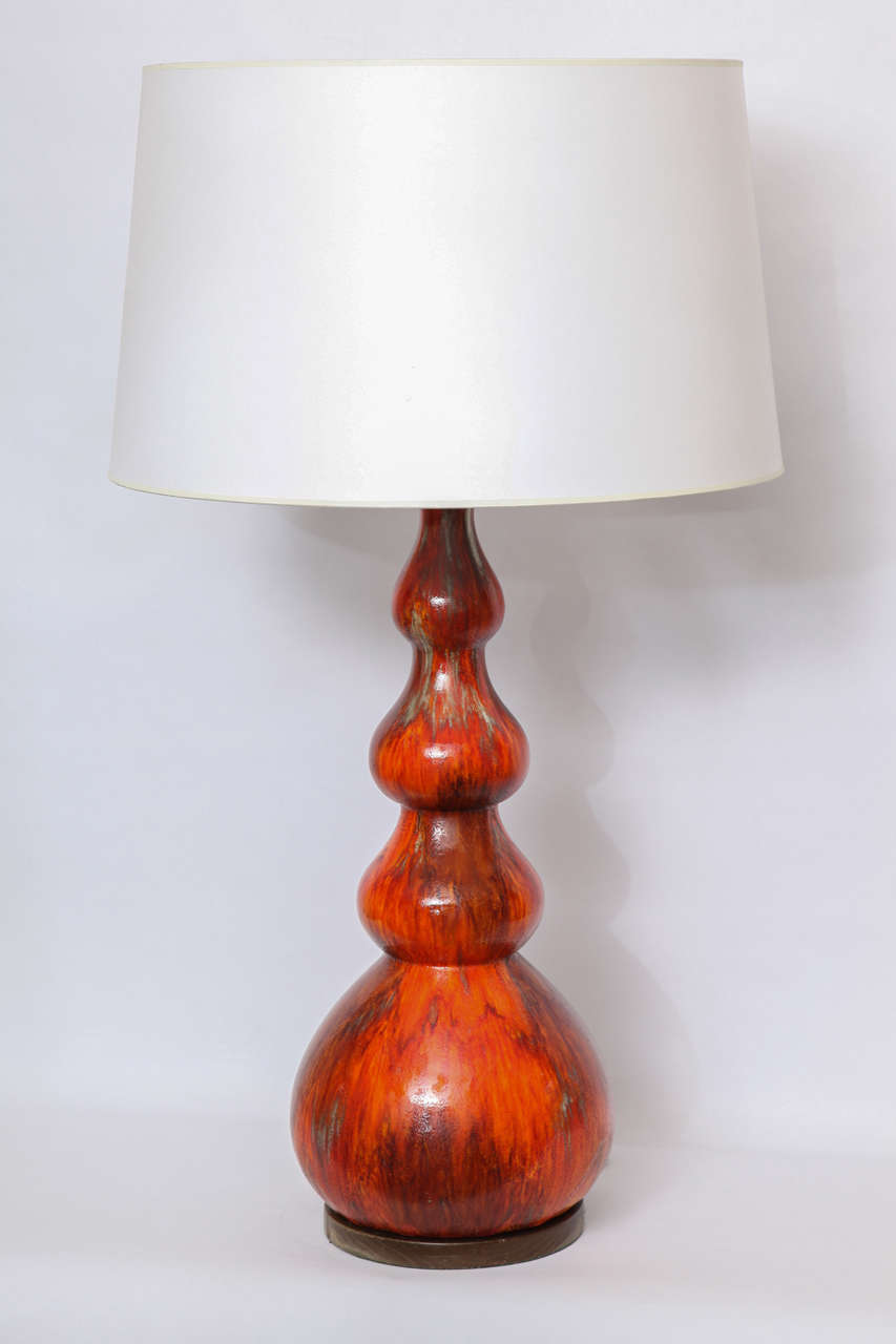 Table Lamp Mid Century Modern Sculptural Ceramic 1950's
New sockets and rewired
Shade not included