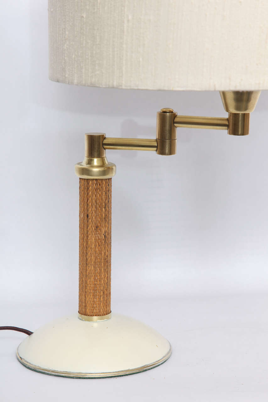  Kurt Versen Table Lamp Articulated American Modernist 1930's 1