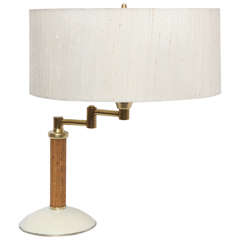 1930s American Modernist Articulated Table Lamp Attributed to Kurt Versen 8
