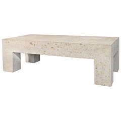 Coral Stone Coffee Table