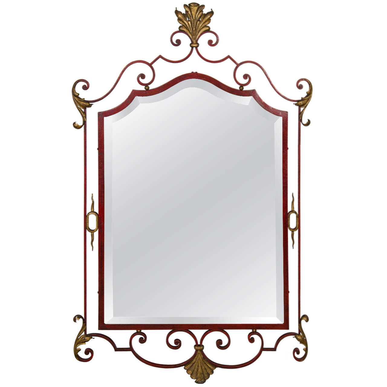 Red and Gold Mirror