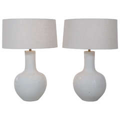 Pair of Vintage Vases as Table Lamps