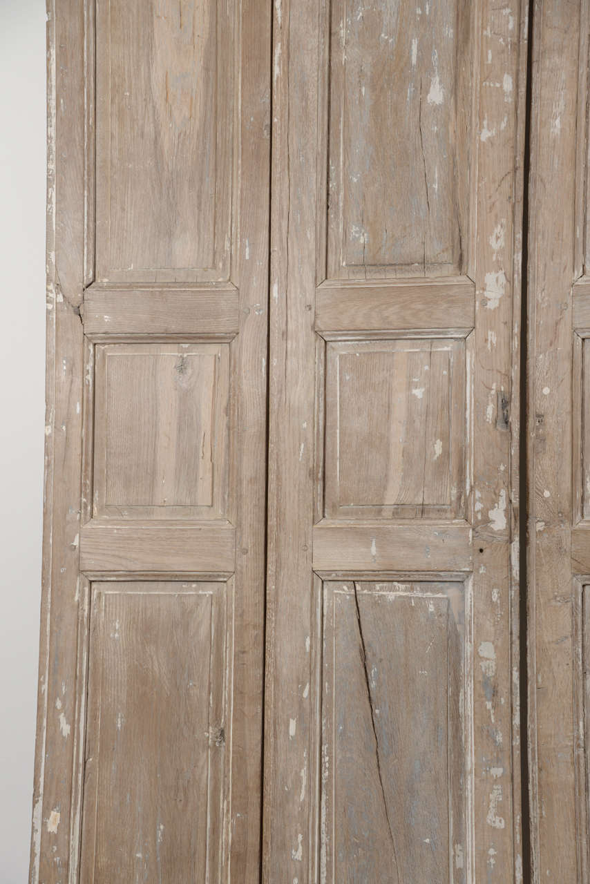 Iron Pair of Early 19th Century Bi-Fold Shutter Doors
