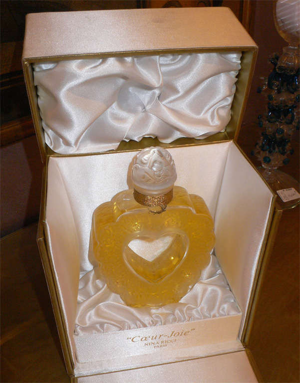 French Factice bottle  by lalique for 