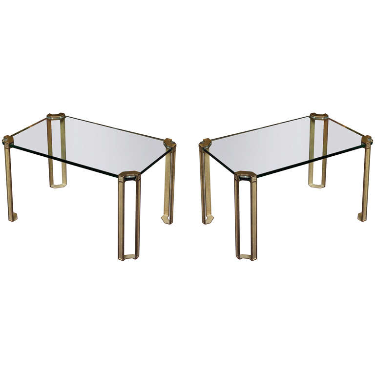 Pair of Side Tables by Van Heeck